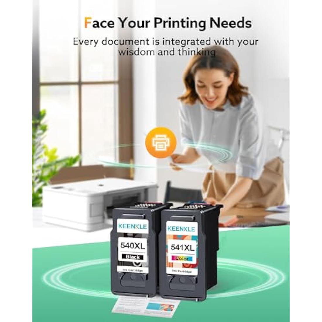 PG-540XL CL-541XL Remanufactured Ink Cartridge for Canon 540 and 541 XL PG-540 CL-541 for Pixma MG3650 MG4250 MG3500 MG3600 MG3100 MG3150 MG3200 MG3250 MG3500 MG3100 MG3150 50 MX3 75 (Black+Color)