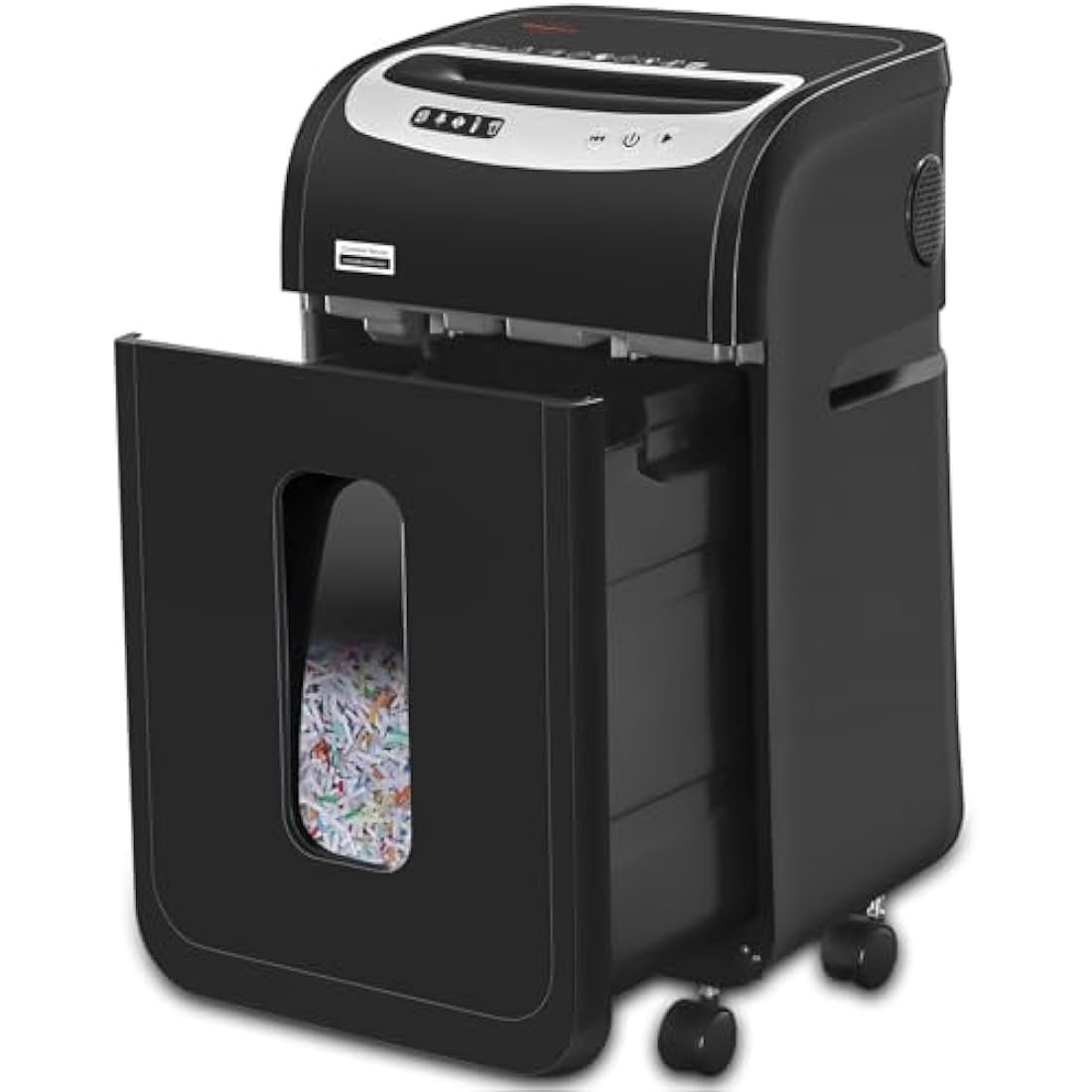 VidaTeco Cross-Cut Paper Shredder Heavy Duty, 20-Sheet 60 Mins Running Shreds Paper/Card/Staple/Clip Paper Shredder for Home Office Use, P-4 AUTO Jam Proof(ETL) 30L Pullout Basket and Wheels