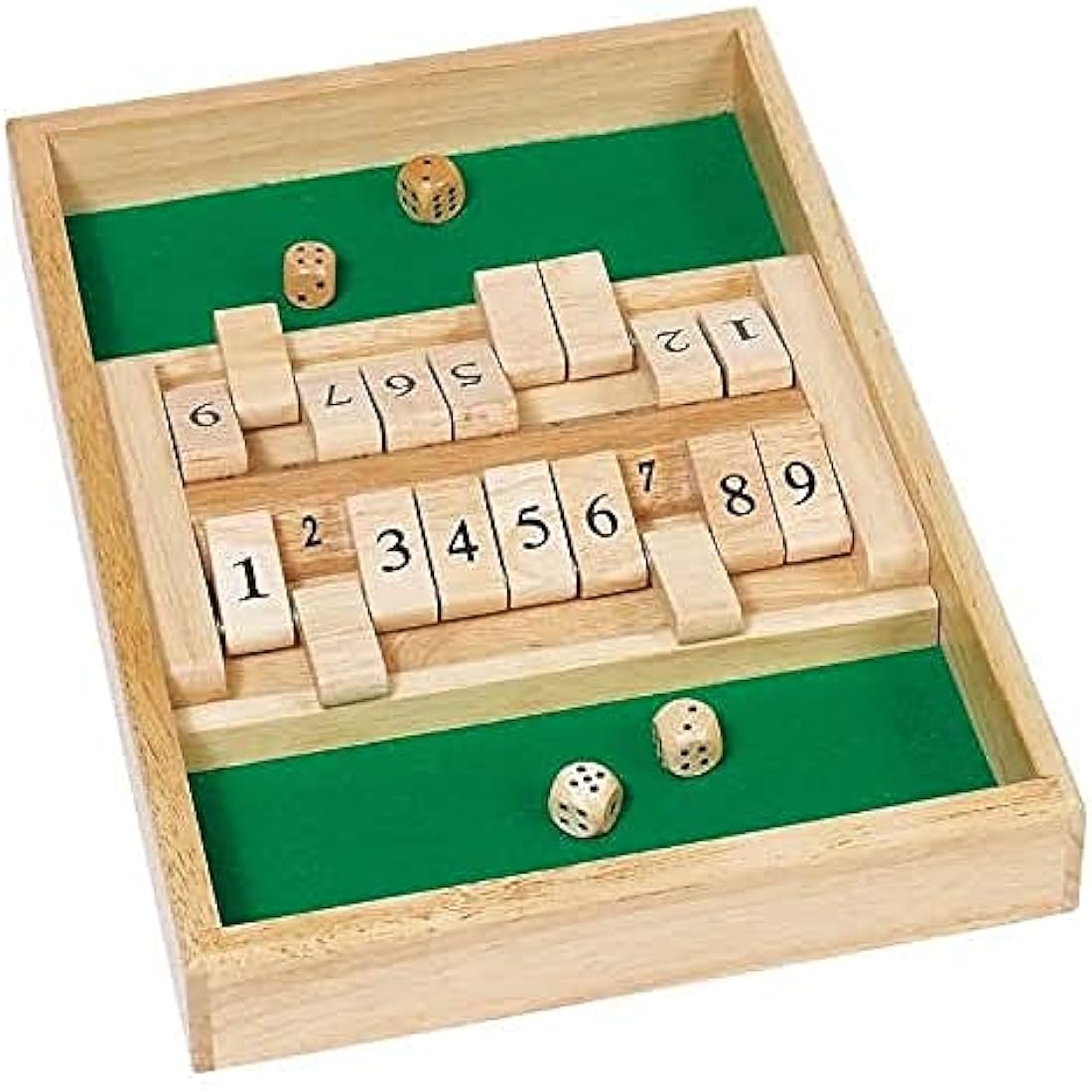 GoKi Wooden Double Shut the Box Game