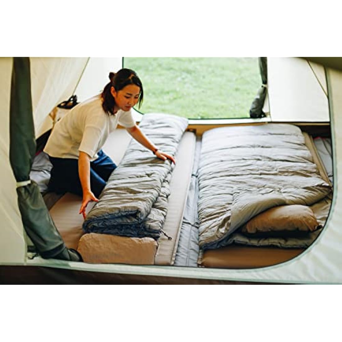 Snow Peak SS Single Sleeping Bag, One Size, Grey, for camping & outdoors
