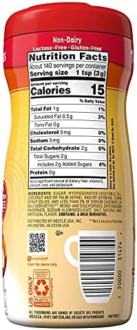 Nestle Coffee Mate Hazelnut 425g 150z