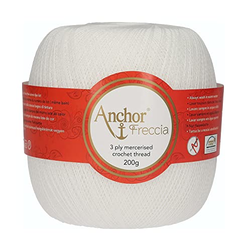 Anchor 4769025-07901 Crochet Yarn 100% Cotton 7901 Thickness 25