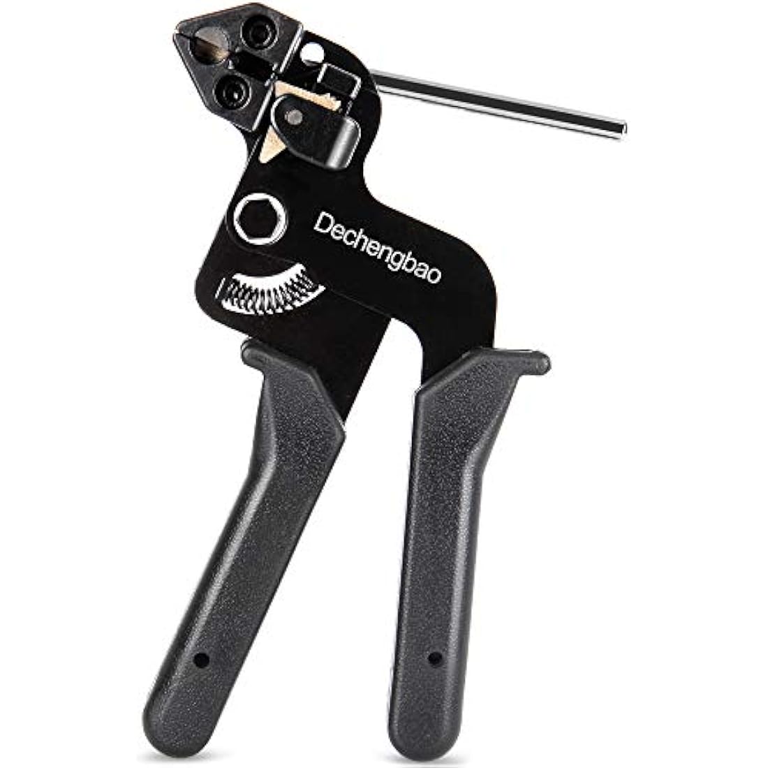 Metal tie wrap Gun, Dechengbao Stainless Steel Cable Tie Gun and Zip tie Tool,Cable Tie Tool for Stainless Steel Cable Ties,Metal Cable tie Gun
