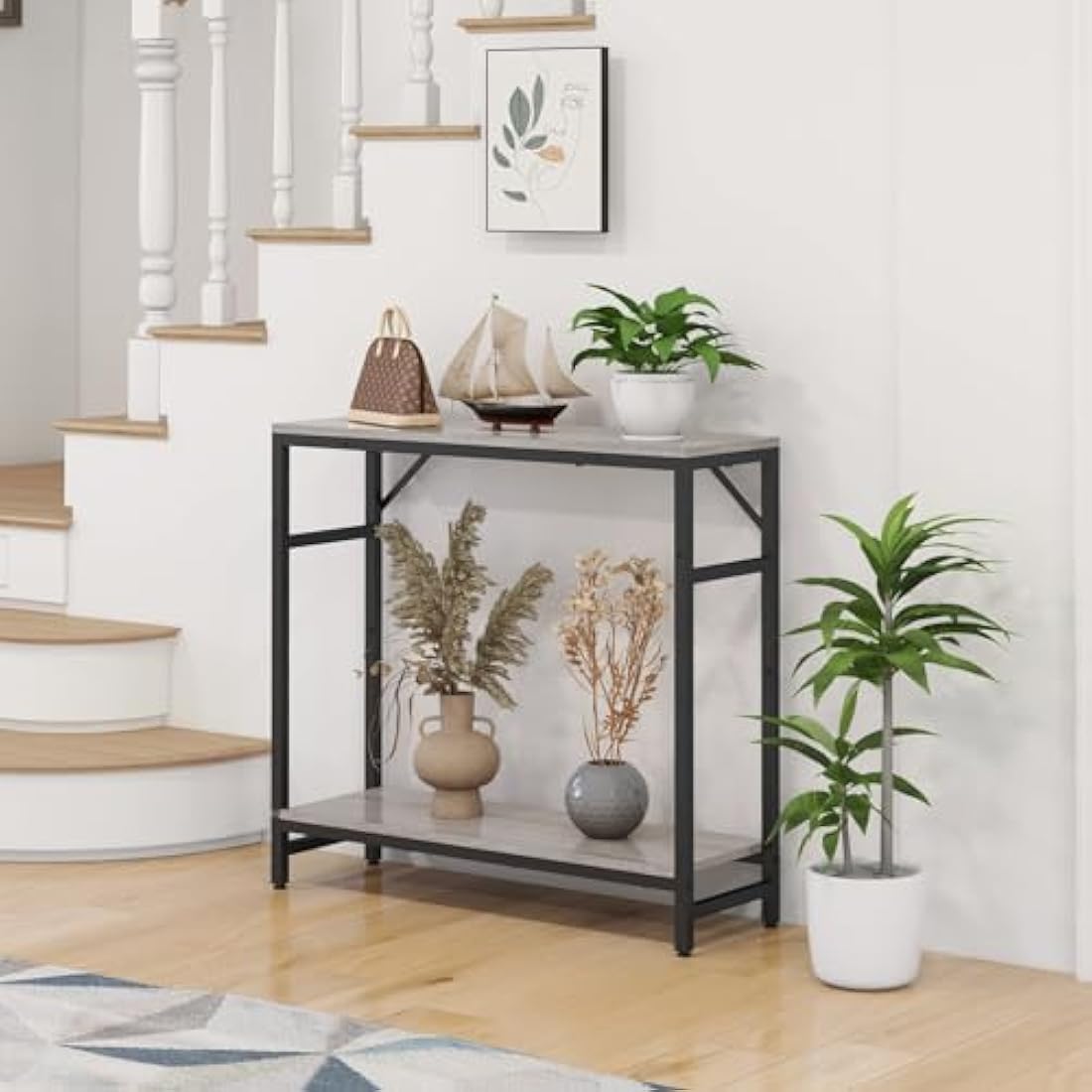 Livofloral Entryway Table, Narrow Sofa & Console Tables, Behind Couch Table for Hallway Bedroom Living Room Foyer Office