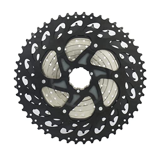 CYSKY 11 Speed Cassette 11-50T Cassette Fit for Mountain Bike, Road Bicycle, MTB, BMX (Light Weight)
