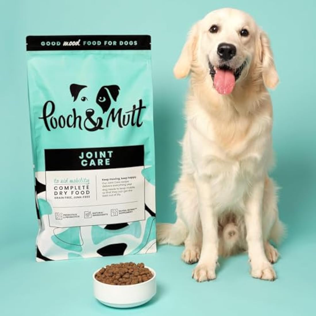 Pooch & Mutt - Joint Care, Complete Grain Free Dry Dog Food, Salmon and Sweet Potato, 10kg