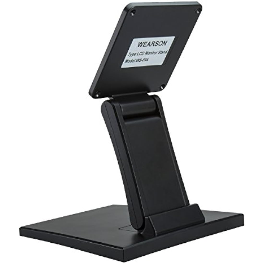 Wearson WS-03A Adjustable LCD Screen Stand Folding Metal Screen Desk Stand With VESA Hole 75x75 100x100mm