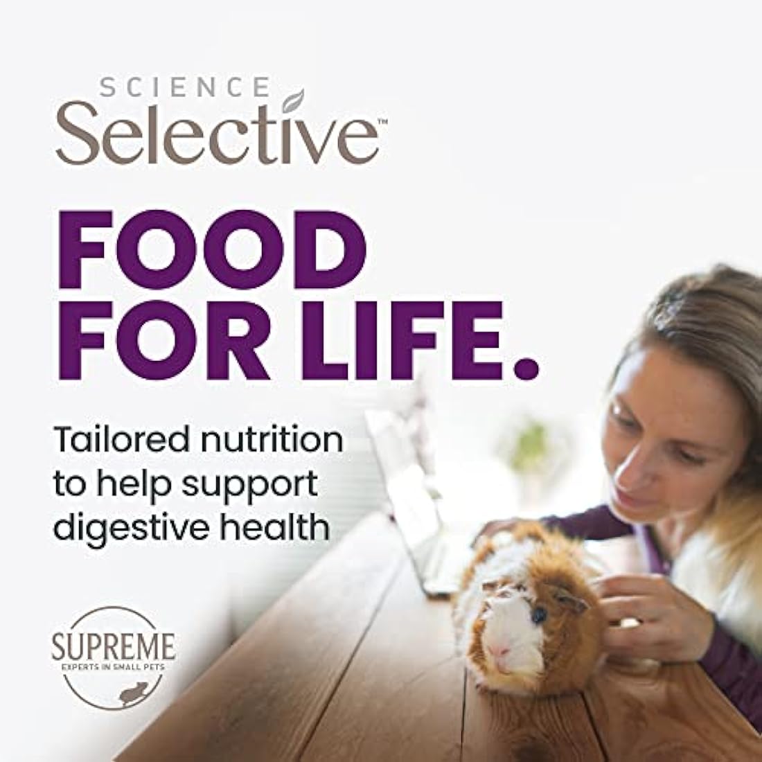 Supreme Petfoods Selective Naturals Grain Free Guinea Pig Food, Timothy Hay, 1.5KG