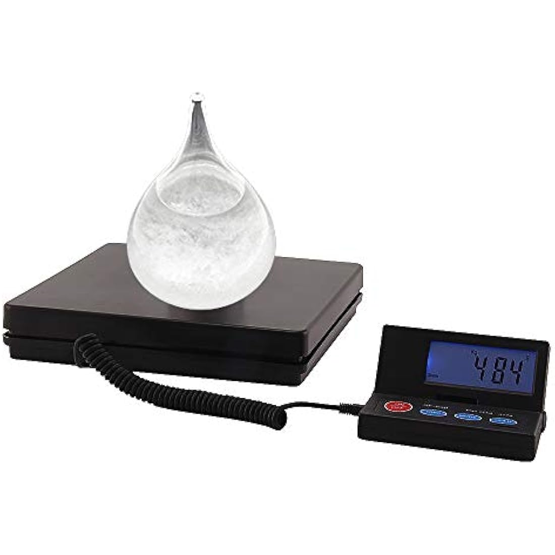 Weighing Platform Parcels Scale Digital Electric Heavy Duty Large Capacity Postal Industrial Commercial Shop Kitchen Letter Luggage Scales 50KG 110lb