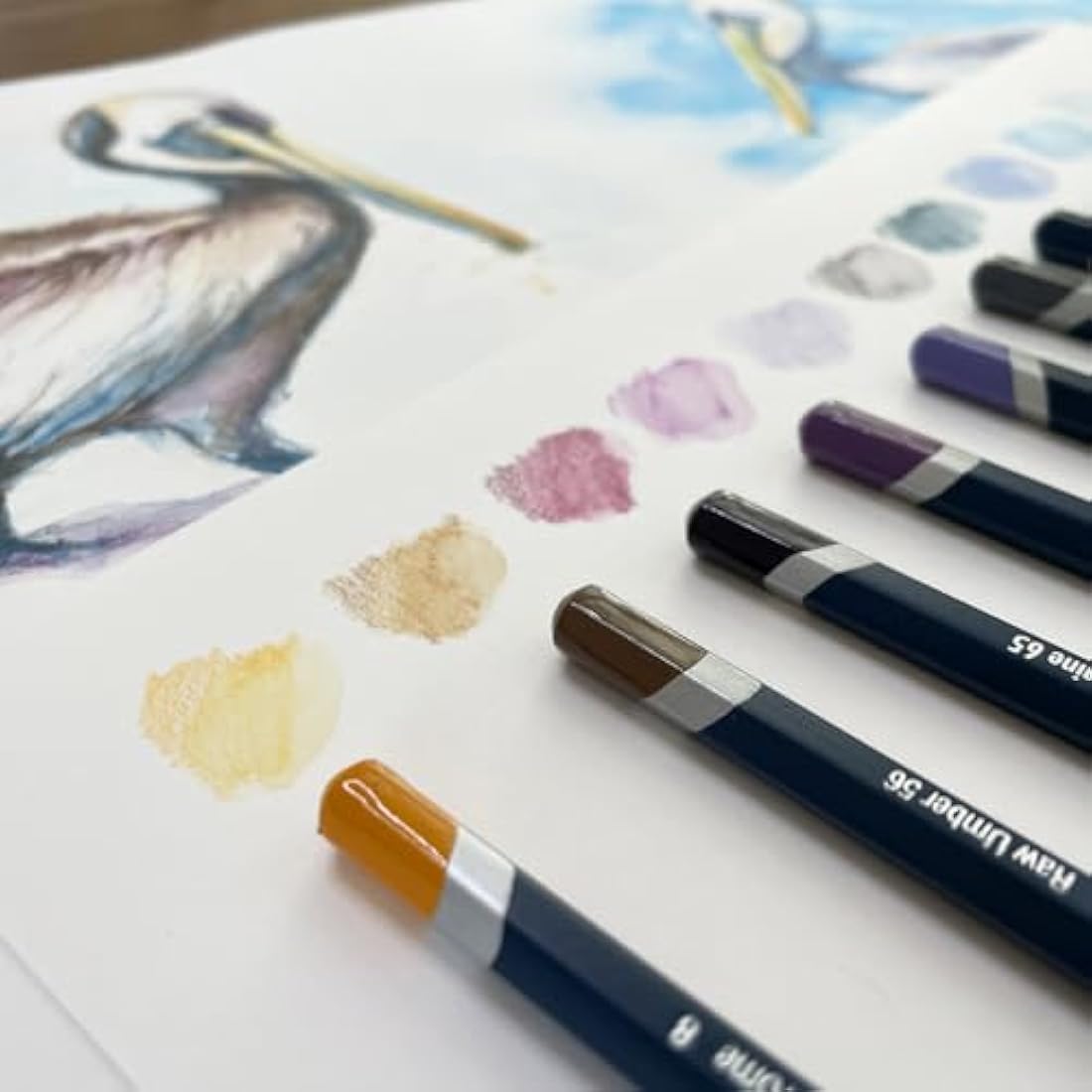 Derwent Watercolour Pencils, Painting & Drawing, Set Of 48 In Wooden Gift Box, Ideal For Blending & Layering, Professional Quality, 0700758