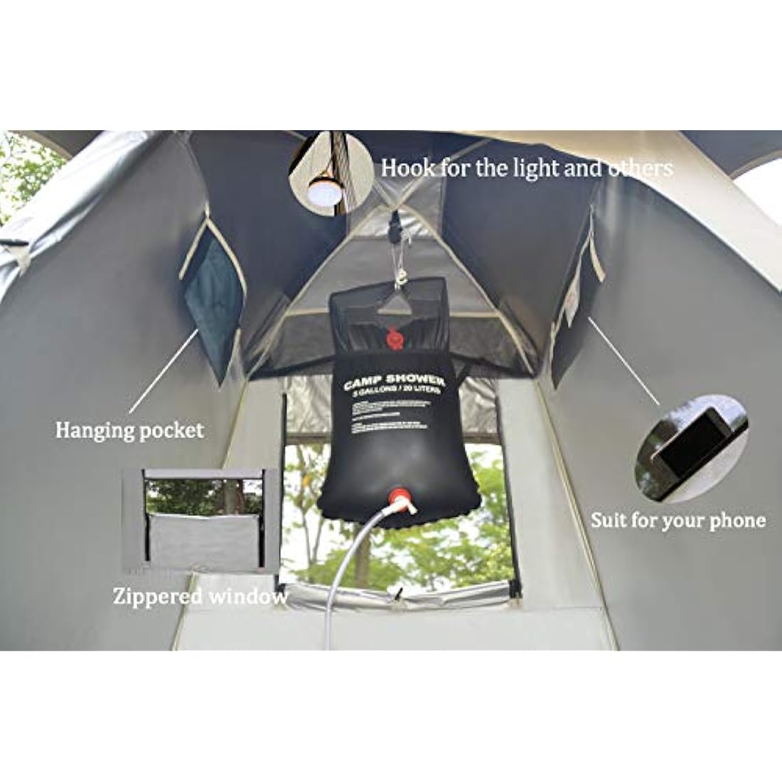 Outdoor Shower Tent Changing Room Privacy Portable Camping Shelters
