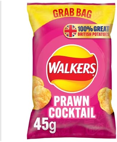 Walkers Crisps Prawn Cocktail 32X45G