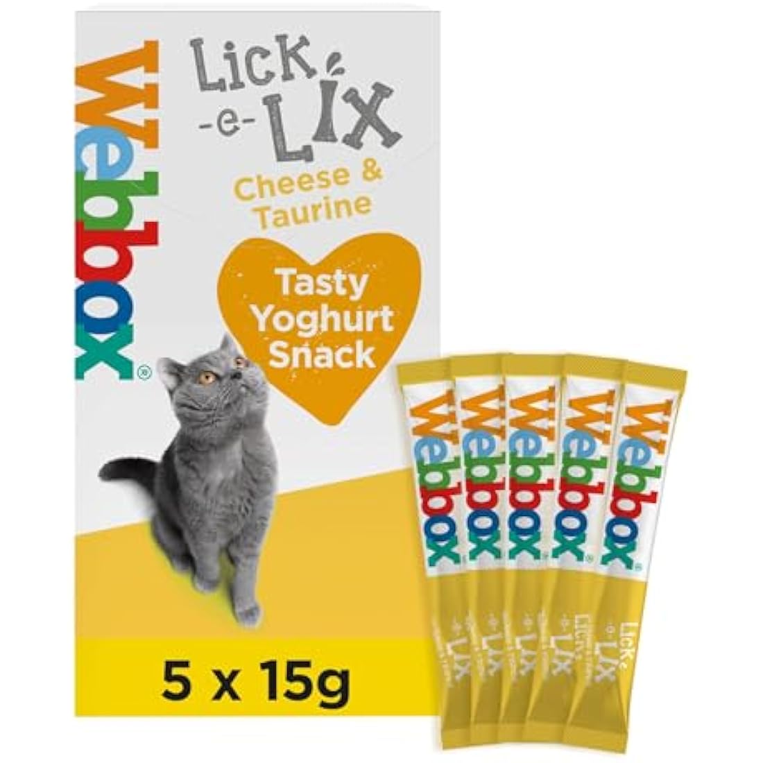 Webbox Lick e Lix 5pcs (5x15g) (Bulk Deal Case of 17) Variety Assorted Pack