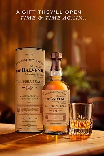 Balvenie 14 Year Old Caribbean Cask in Gift Tube 70cl