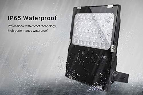 lighteu®, Milight Miboxer 50W AC100~240V Garden Spotlight RGBCCT Multi-Color Change and Color Temperature Adjustable WiFi LED Garden Lawn Light IP66 Waterproof futC06