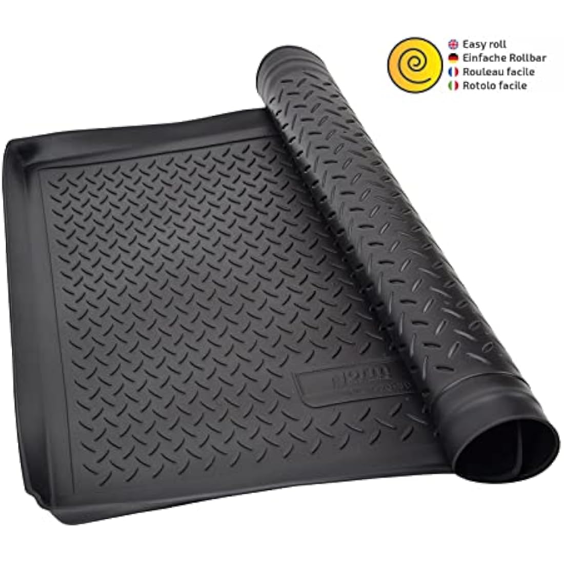 NORM Boot Liner, Boot Protector Mat fits 5 Series E61 5 Doors Estate 2003-2010, Heavy Duty, NON Slip Surface, Water Resistant, Dog Friendly, Raised edges, Easy to Roll