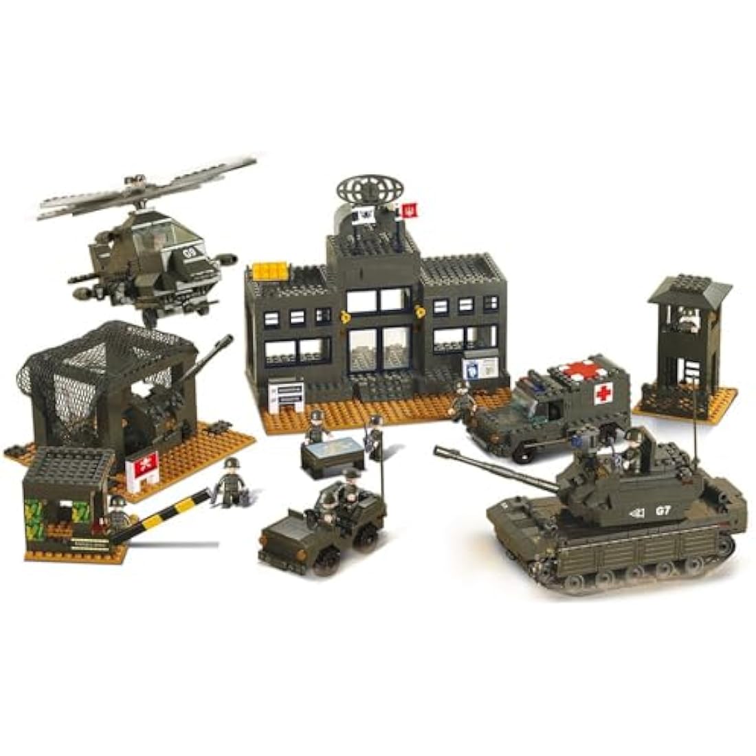 Sluban SlubanM38-B7100 Headquarter Building Bricks Set