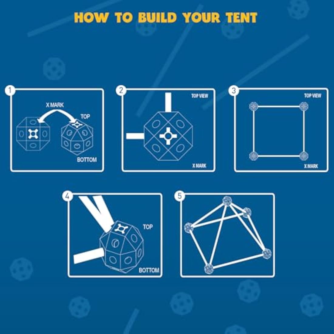 Den Building Kit XL | Fort Building Kits For Kids | Construction Toys Stem 102 Pieces | Tent For Kids Girls And Boys Toys Age 5 | Outdoor Toys | Garden Games | 5 Year Old Girls Gifts |