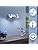 ledscom.de 2 Pieces Wall Light WAIKA, 2-Light, Switch, White matt, Angular, 2X GU10 max. 60W