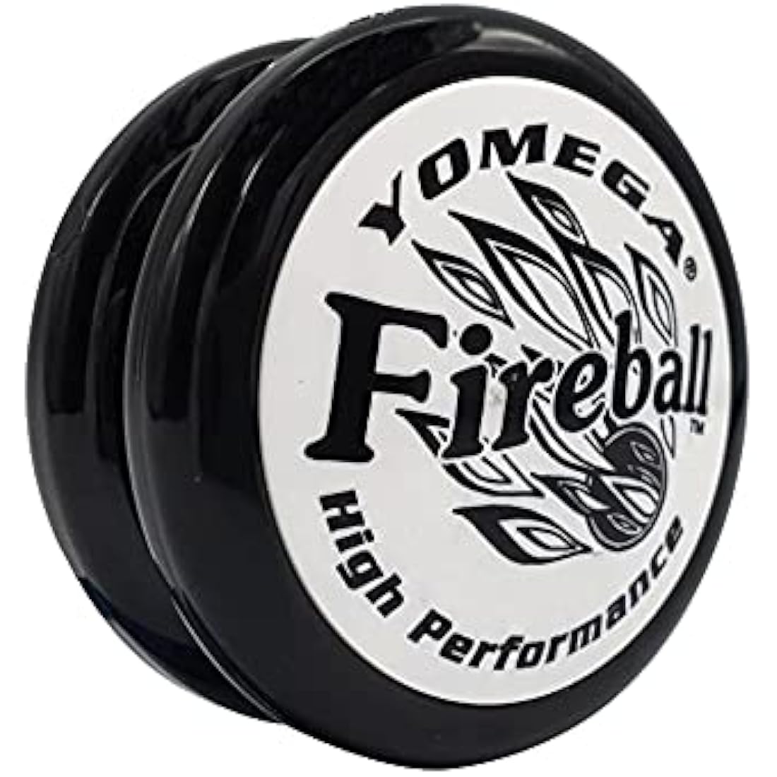 Yomega Fireball YoYo -HIGH Performance Responsive Transaxle Yoyo, Great for string tricks for advance Players to Perform Like Pros + Extra 2 yo yo Strings & 3 Month Warranty (black white)