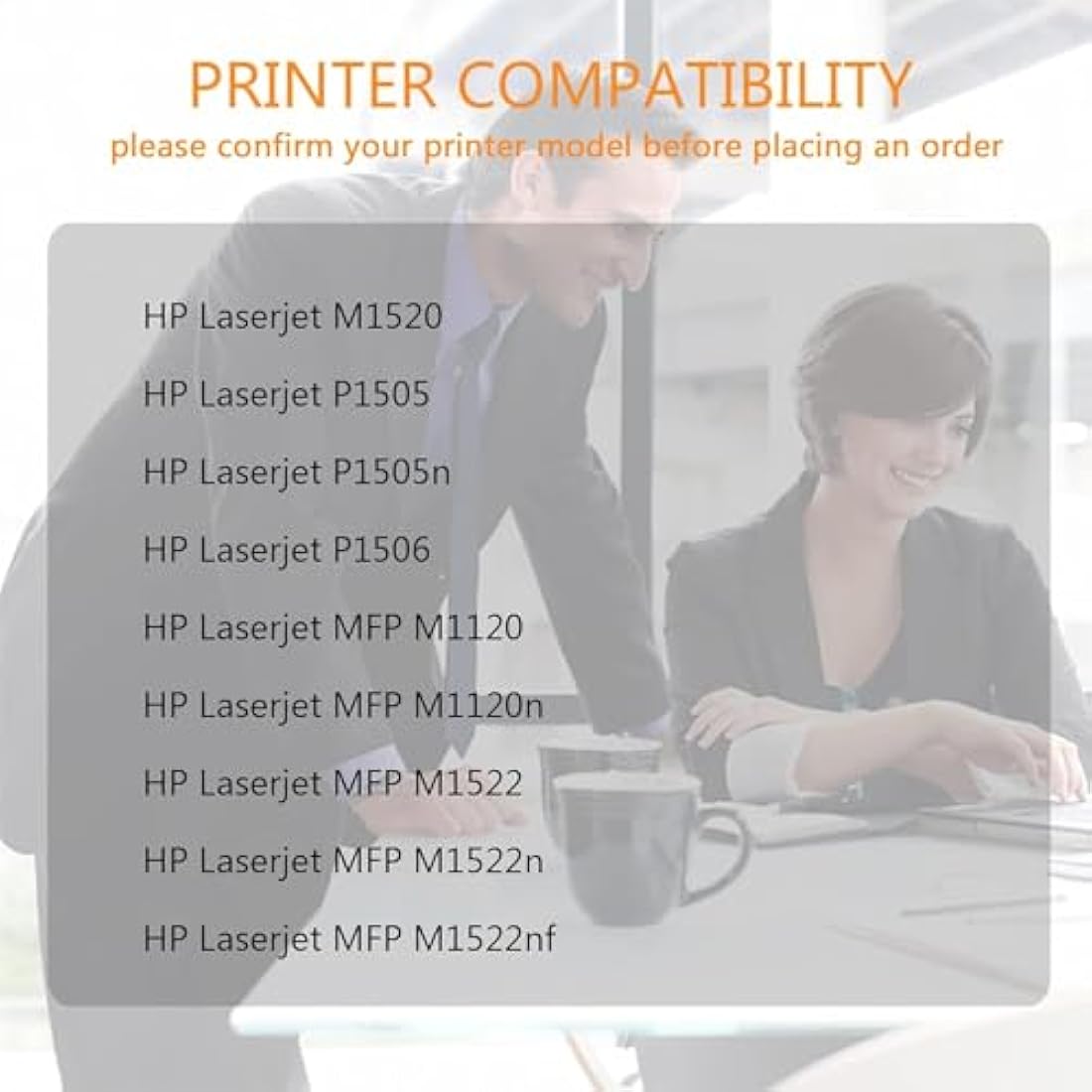 ZOOMTEC Compatible for HP CB436A 36A Toner Cartridge Compatible for HP Laserjet M1520 P1505 P1505n P1506 MFP M1120 M1120n M1522 M1522n M1522nf Printer (3x Black)