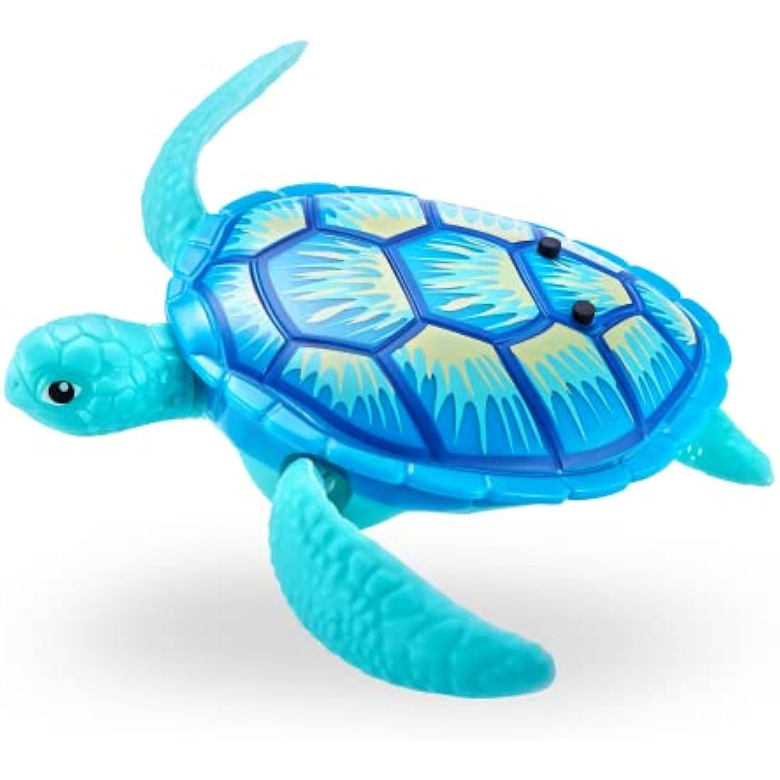 Robo Turtle Robotic Swimming Turtle by ZURU, Swims, Battery Powered, Toy Turtle, bath Toy(2 Pack, Orange & Blue)