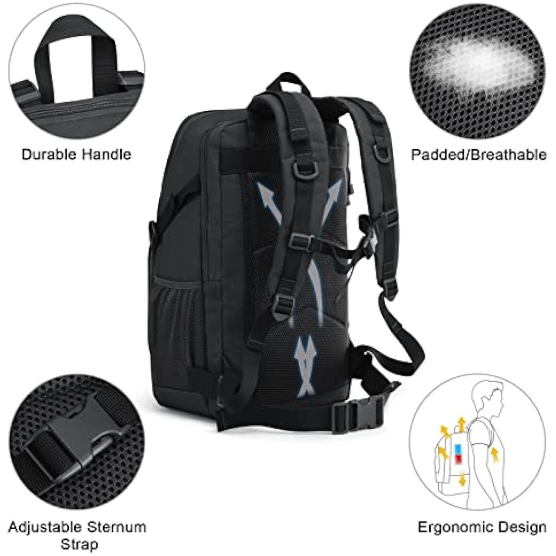 G4Free 35L Military Tactical Backpack Army Assault Molle Pack Bag Rucksack Daypack Fishing Trekking Hunting
