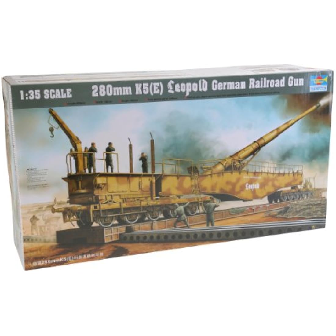 Trumpeter 1:35-280mm K5E Leopold German Railroad Gun