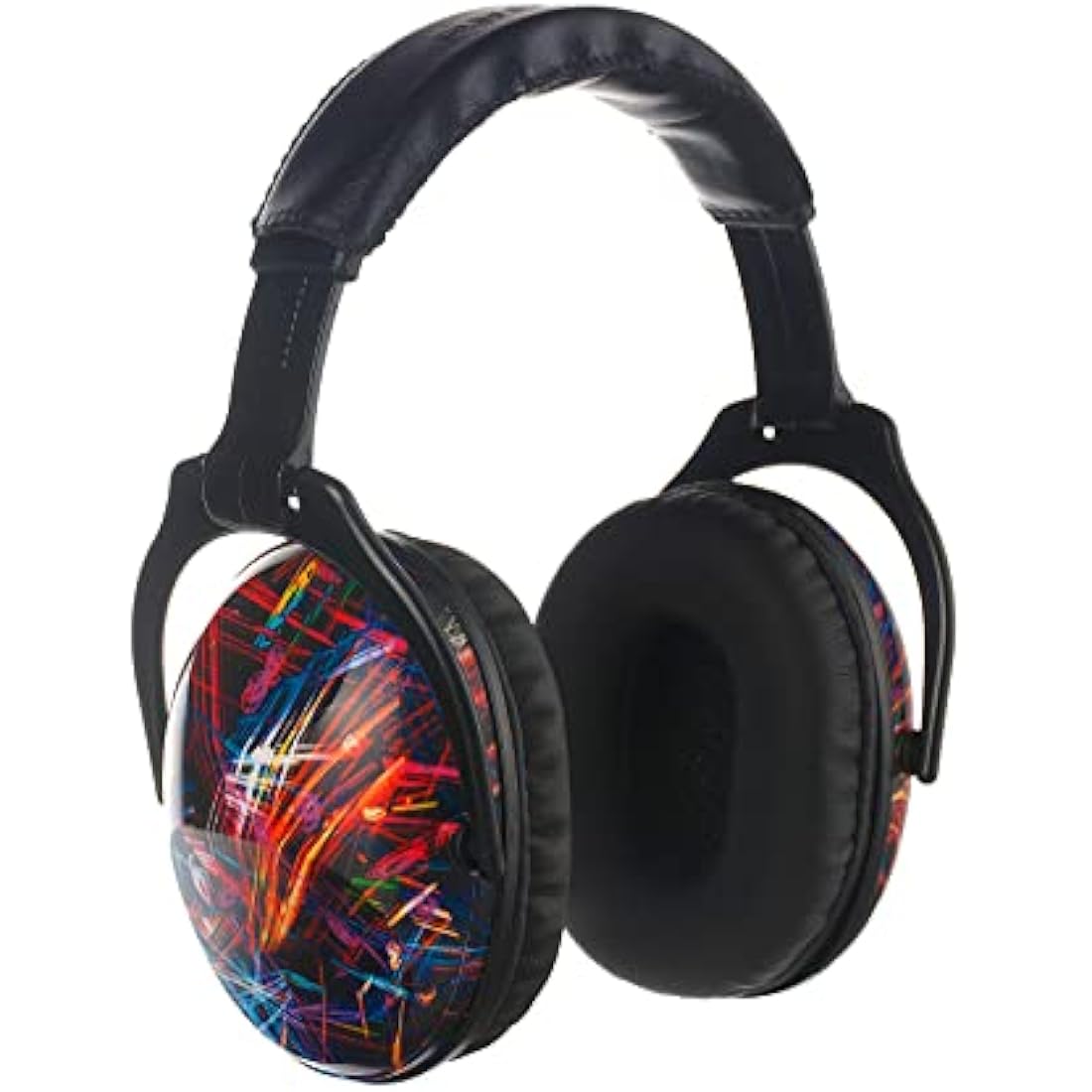 PROTEAR SNR 28 dB Ear Defenders for Kids- Hearing Protection Muffs for Children Have Sensory issues or Autism, Perfect for Fireworks,Flights,Sports(Black Fireworks)