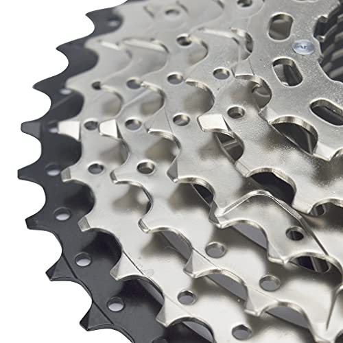 CYSKY 11 Speed Cassette 11-36T Cassette Fit for Mountain Bike, Road Bicycle, MTB, BMX (Light Weight) (11-36T)