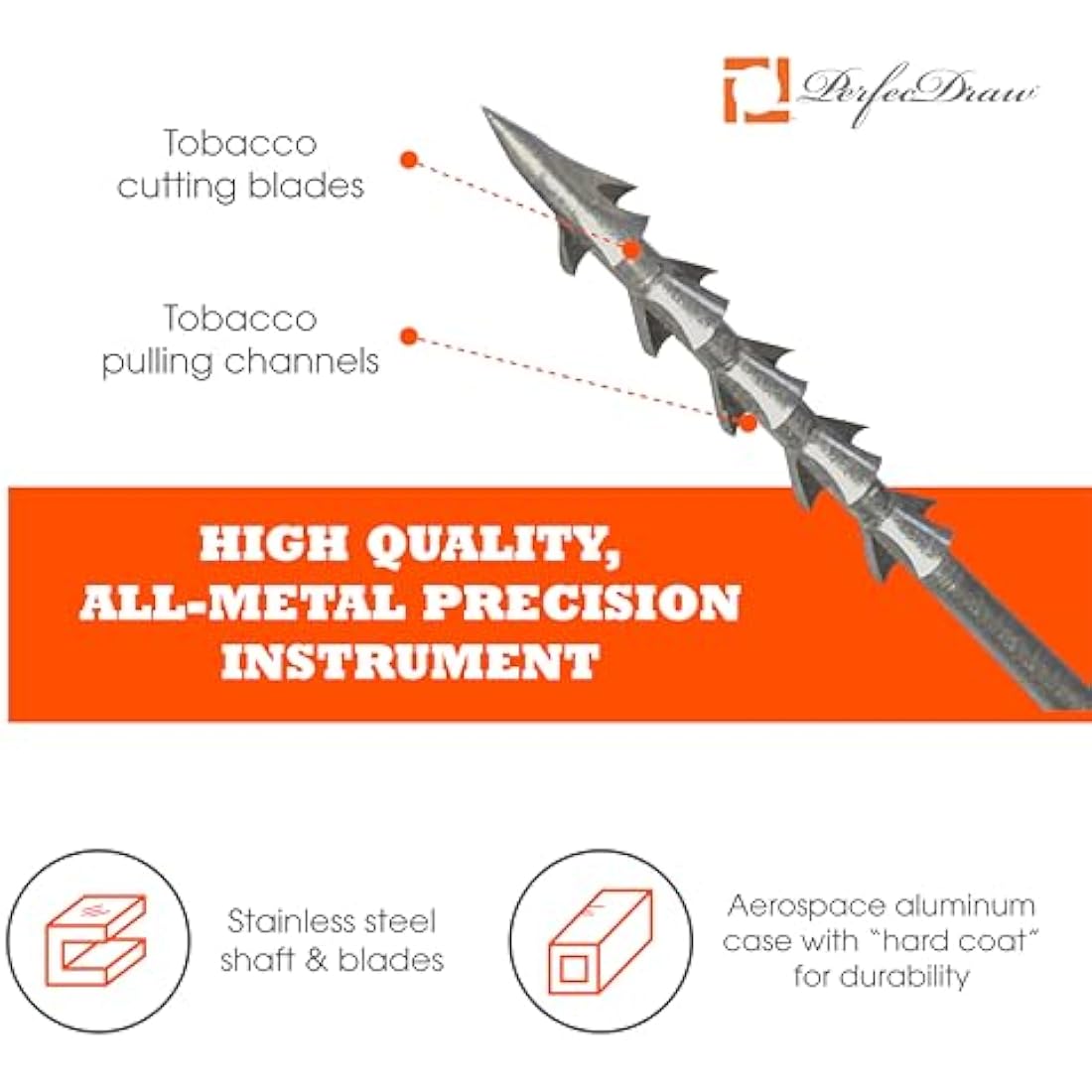 PerfecDraw Precision Cigar Draw Enhancer Tool & Nubber