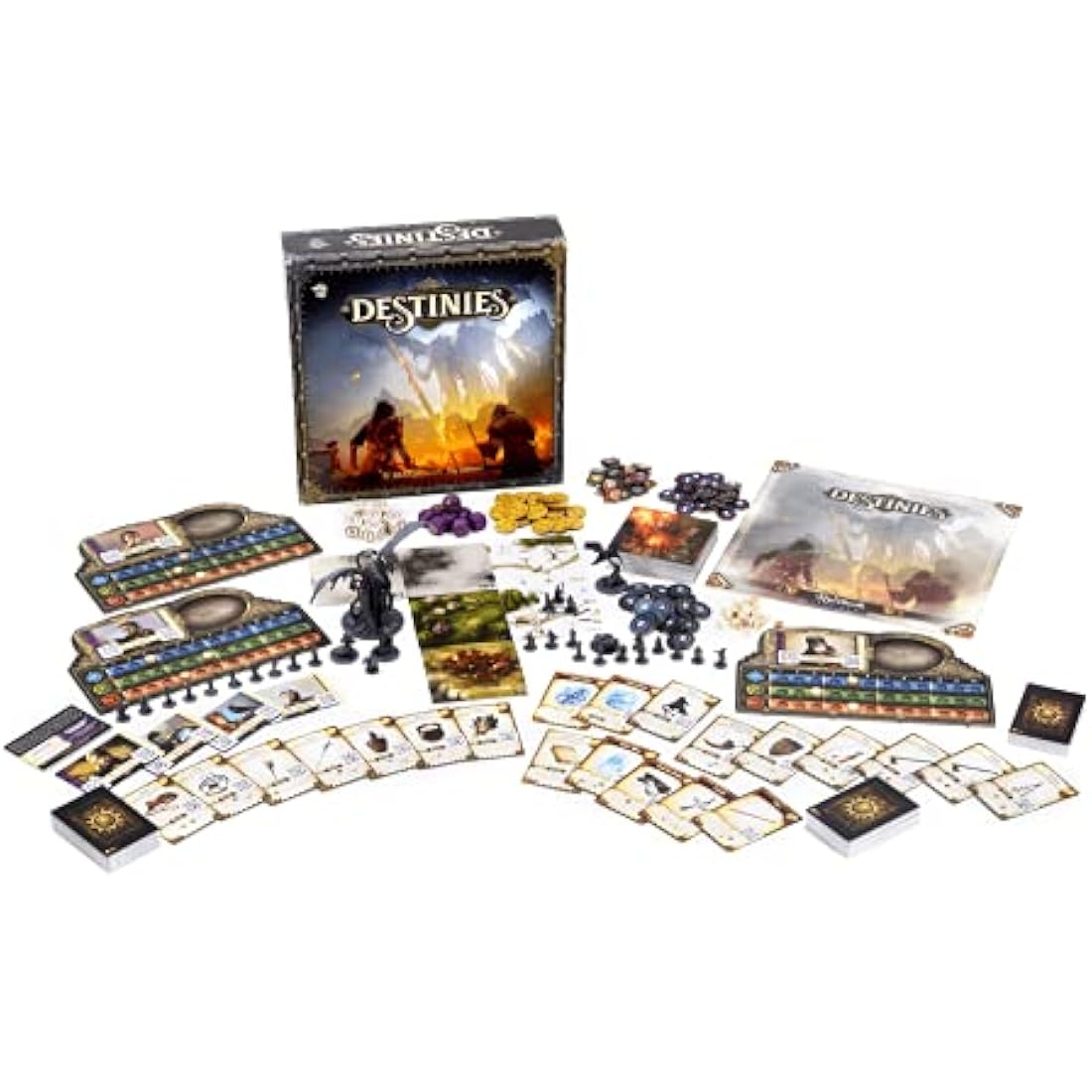 LUCKY DUCK GAMES - Destinies | Board Game | English Version | 1-3 Players | Ages 14+ | 120-150 Minutes