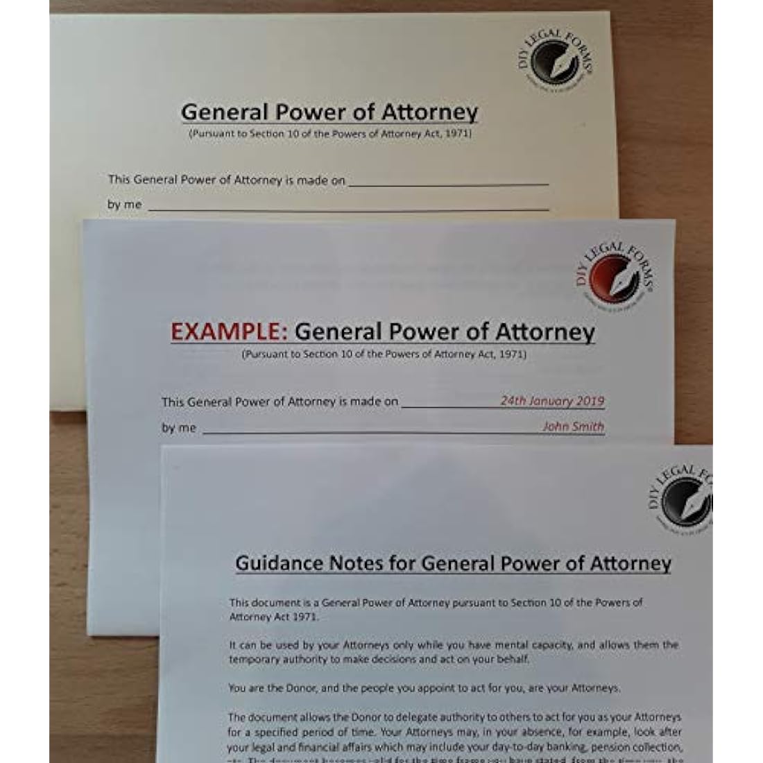 Power of Attorney Forms UK, Latest Edition, All You Need with Full Instructions,
