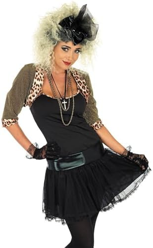 Fun Shack 80s Fancy Dress for Women, Rock Star Fancy Dress 80's Fancy Dress Women, 1980s Fancy Dress Women, 80s Costume