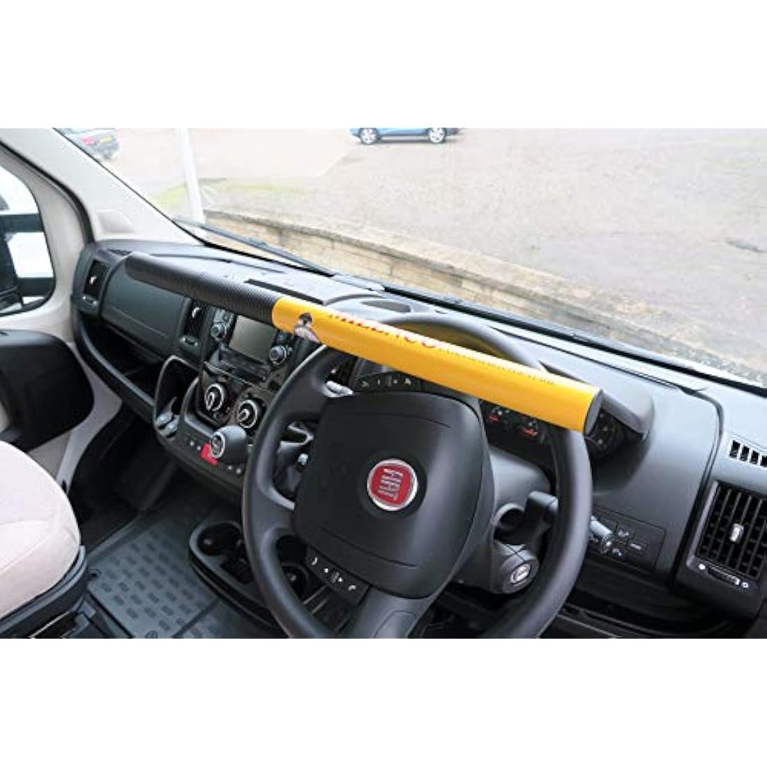 Milenco 512 Commercial Steering Wheel Lock, 14.0 cm*76.0 cm*5.0 cm, Yellow