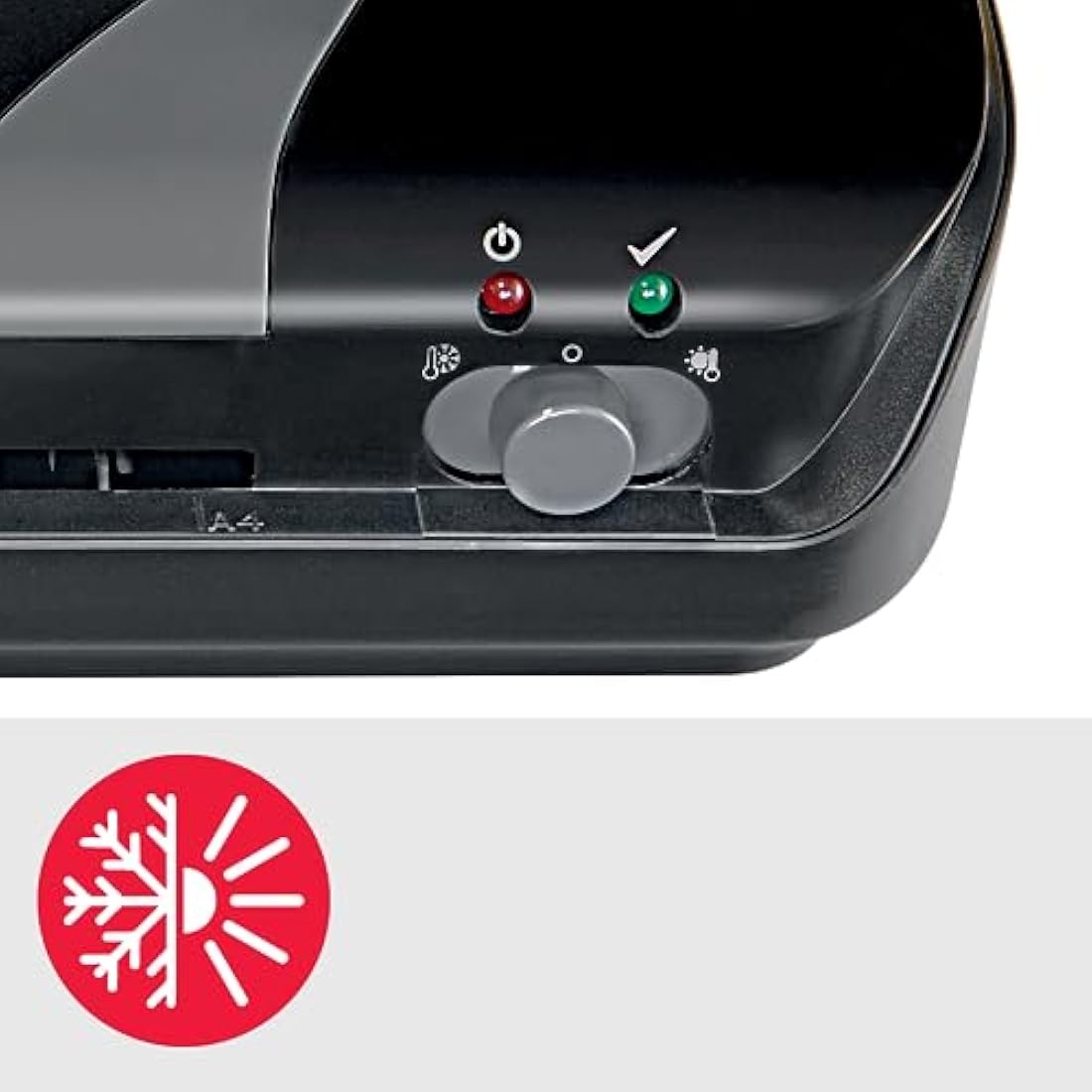 GBC Inspire+/Rexel 4-in-1 A4 Laminator Machine Set with Paper Cutter, Corner Rounder, 5 Laminating Pouches A4, Quick 4-Min Warm-Up time, Cold Lamination Setting, Ideal for Home/School, Black (4410035)