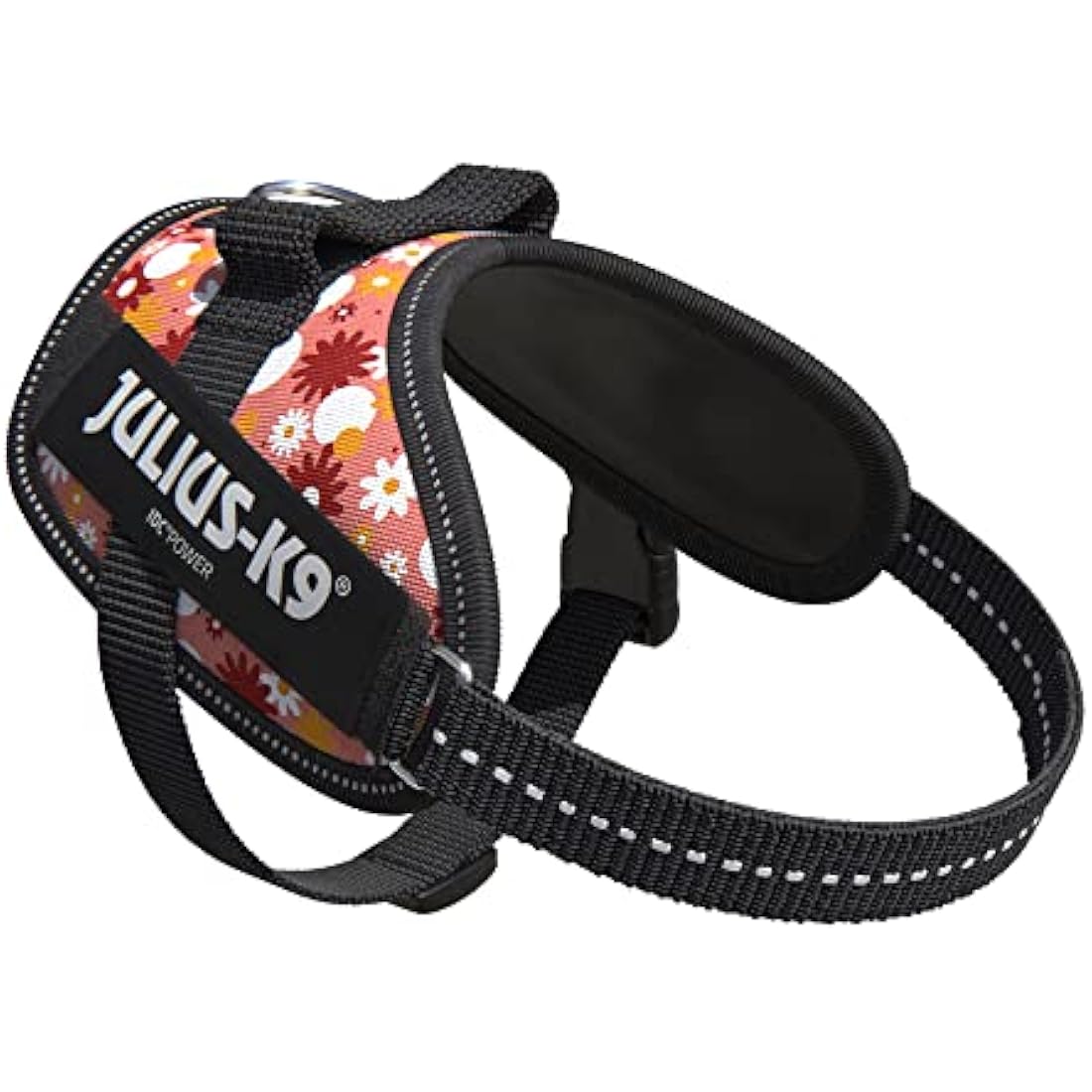 JULIUS-K9 IDC Powerharness, Size: XS/Mini-Mini, Pink Flowers