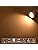 Allesgute LED Fire Rated Downlights Brushed Chrome Recessed Ceiling Spotlights for Indoor Included GU10 LED Bulbs Warm White, Pack of 4