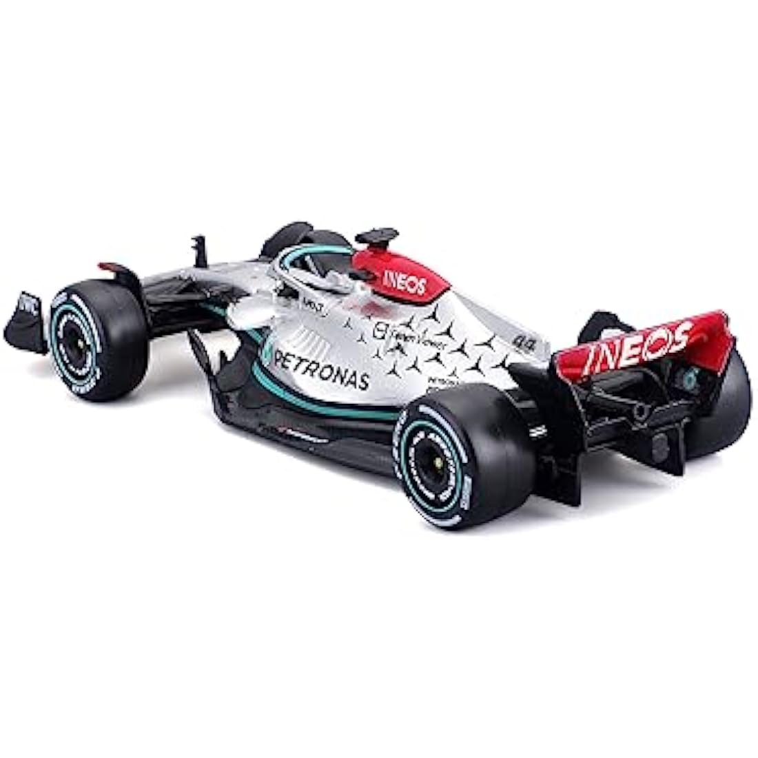 Bburago Formula 1 MB W13 E PERFORMANCE F1 (2022) HAMILTON 1:43 Scale Die-Cast Collectible Race Car