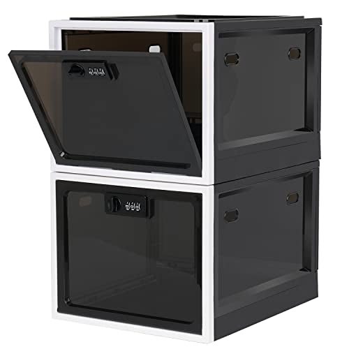 Lalifebuss Medicine Lock Box, Medication Lockable Container for Refrigerator Food Safe Locking Locker Tablet Phone for Kitchen Home School and Office