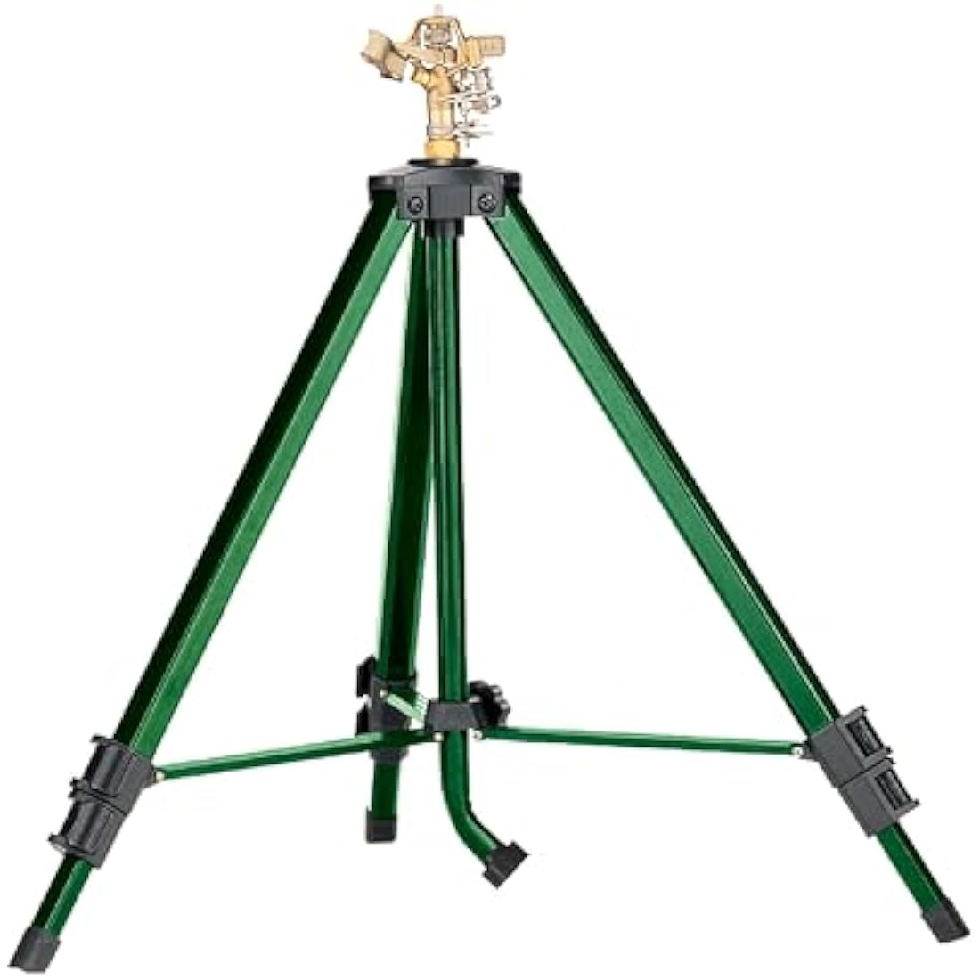 Orbit 58308Z Tripod Lawn Brass Impact Sprinkler - 360 Degree Rotating Sprinkler