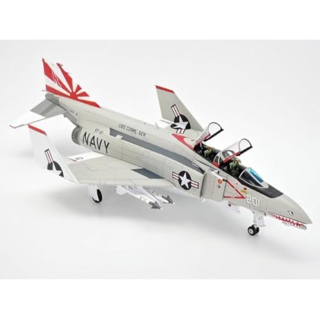 Tamiya 61121-000 Vehicle 61121 1:48 F-4B Phantom II Mcdonnell Douglas Faithful Replica, Model Building, Plastic Kit, Crafts, Hobby, Model Kit, Assembly, Unpainted