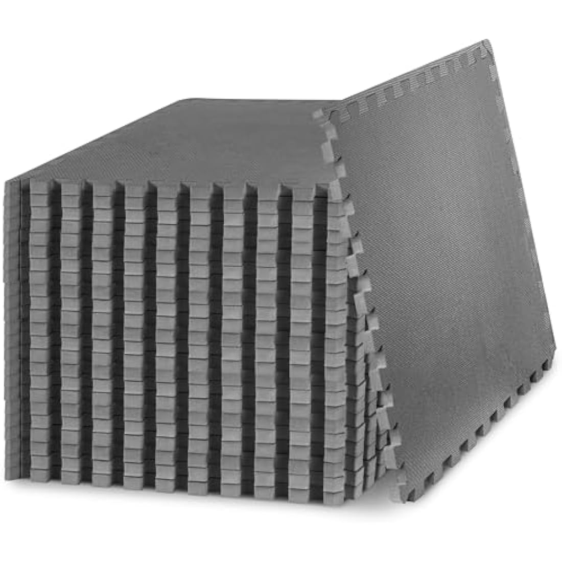 ProsourceFit Exercise Puzzle Mat EVA Foam Interlocking Tiles Protective and Cushion Flooring for Gym Equipment, Exercise and Play Area