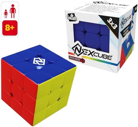Nexcube 3x3 - Super Smooth 3x3 Speed Cube | Puzzle Cubes | Brain Teaser Puzzles for Adults and Kids | Ages 8+