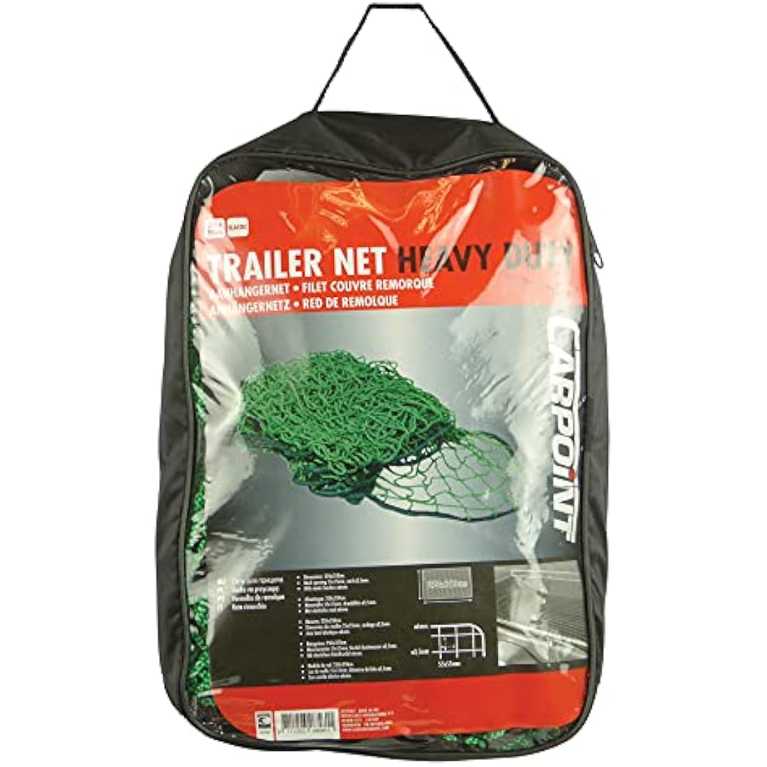 Carpoint Trailer Cargo Net 250x350cm with Elastic Cord