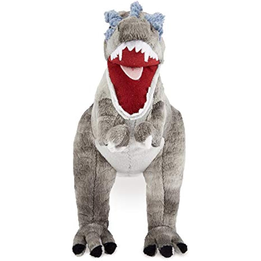 Zappi Co Plush Children's Stuffed Soft Cuddly Plush Toy-Part of Safari Animals Collection, Perfect for Kids (31cm Depth)(T-Rex Dinosaur)