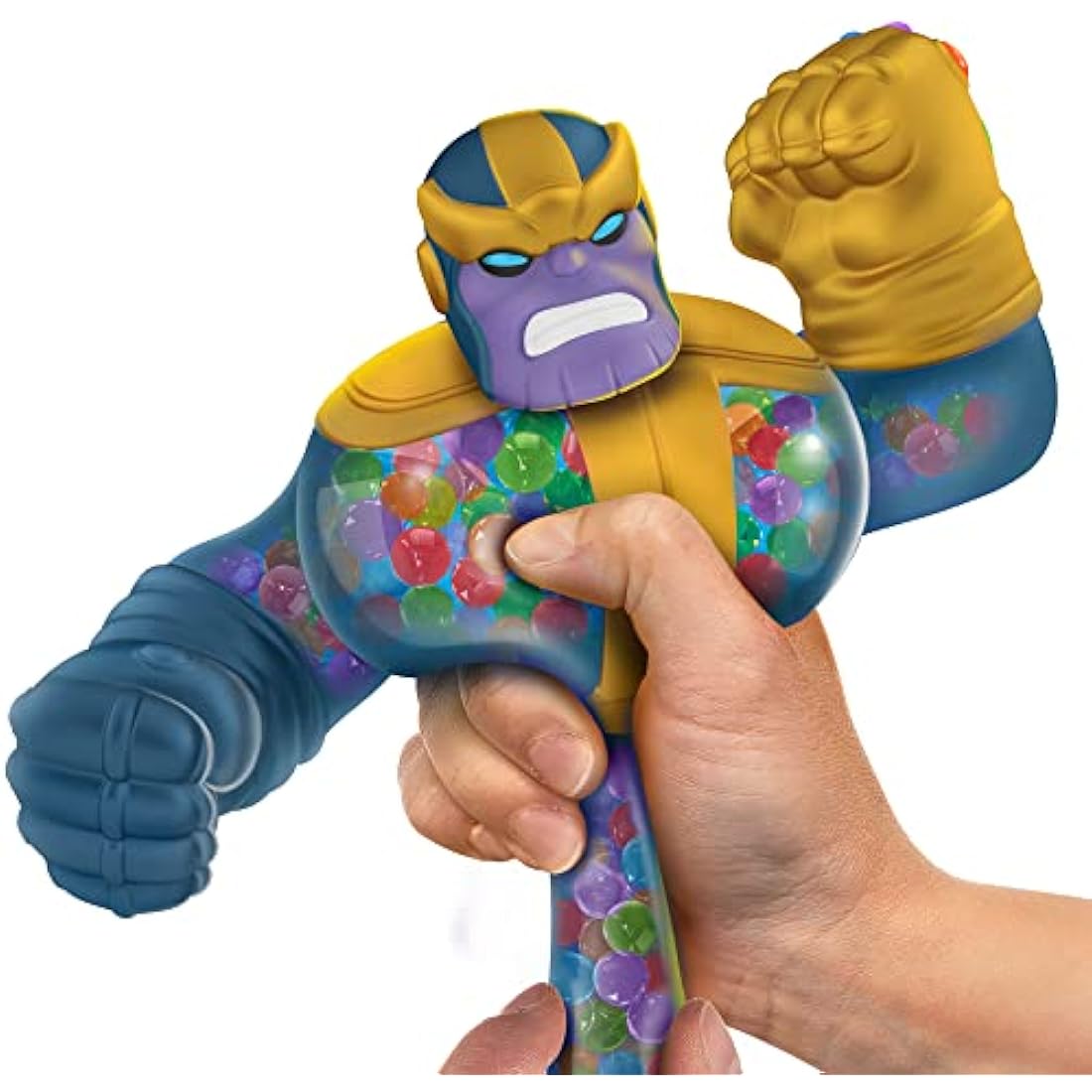 Heroes of Goo Jit Zu Marvel Versus Pack - Hulk vs Thanos, Squishy, Stretchy, Gooey Heroes, Perfect Christmas/Birthday Present For 4 To 8 Year Olds, Squishy, Stretchy Tactile Play
