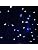 Icicle Christmas Fairy Lights Waterproof Outdoor/Indoor use. Blue&White 800 LED 20M Wide 80 Drops Plus a Massive 10M Lead Cable, 8 Modes, Low Safe Voltage White Cable (Blue&White, 800LED 21M)