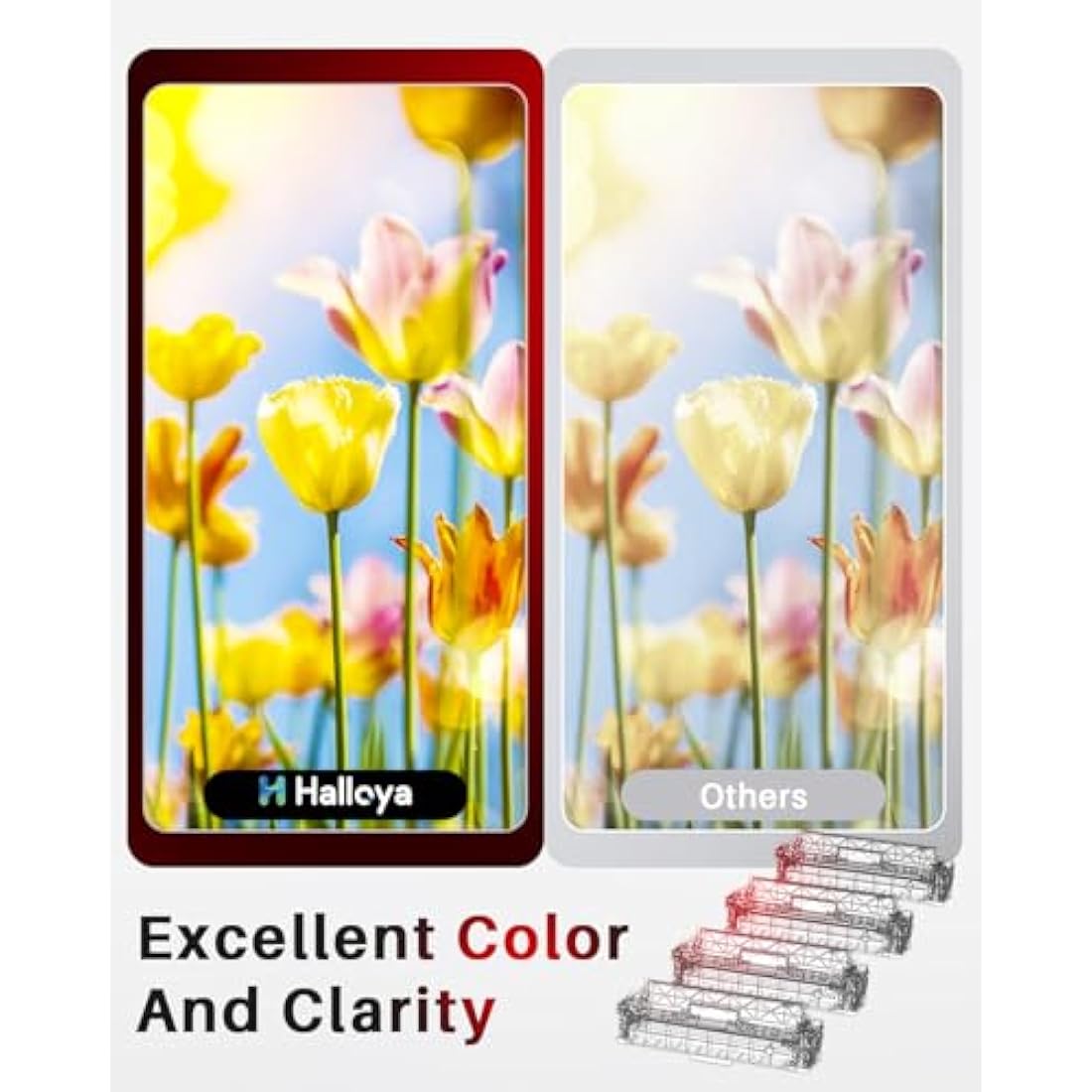 Halloya 410x CF410X Compatible Toner Cartridges Replacement for HP 410 410A 410X CF410X CF410A for Color LaserJet Pro M477fdw M477fdn M377dw M477fnw M452dn M452dw M452nw M452 M477 M377 (4 Pack)