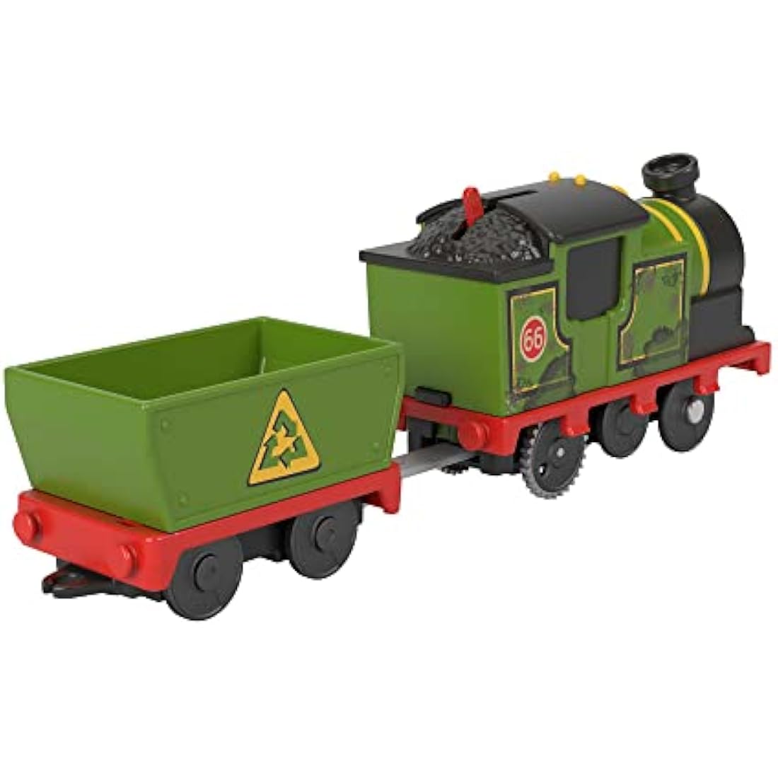 Fisher-Price Thomas and Friends Whiff Toy Train, Battery-Powered Motorized Train Engine and Cargo Car for Preschool Pretend Play, HMC23, ‎multicolour